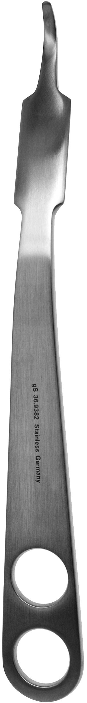 Hohmann Retractor 9 1/2″ x 18mm round end 2 holes