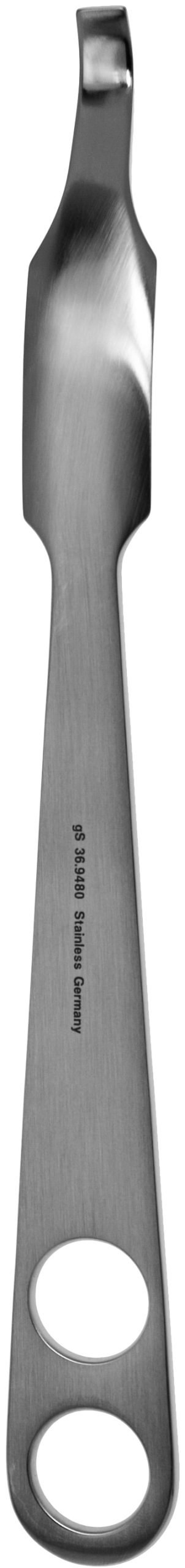 Hohmann Retractor 10″ x 22mm straight end 2 holes