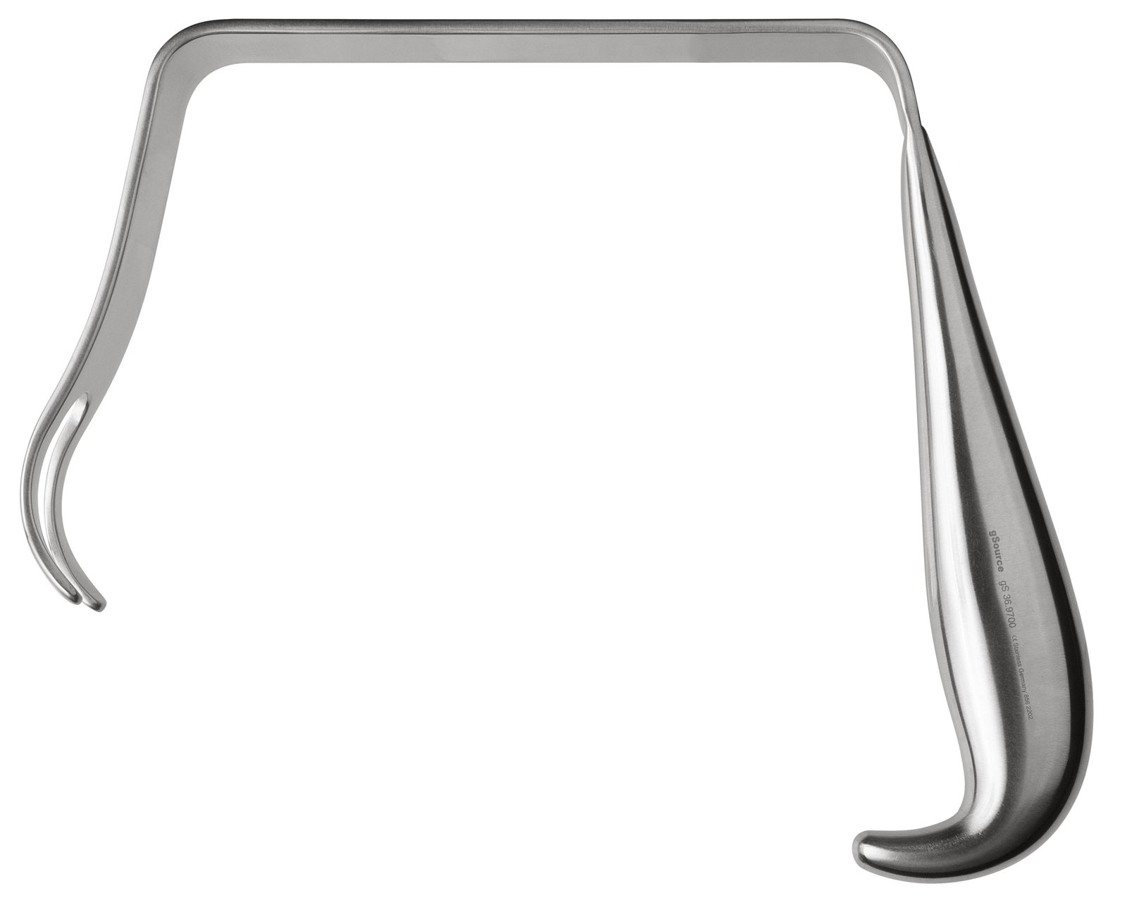 Bristow Bankart Humeral Retractor 7″ 2 prongs blunt, hollow handle