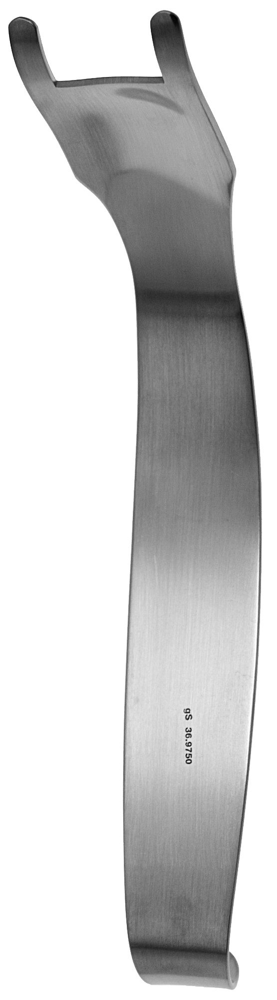 Humeral Head Retractor 7″ strong curved 2 prongs blunt