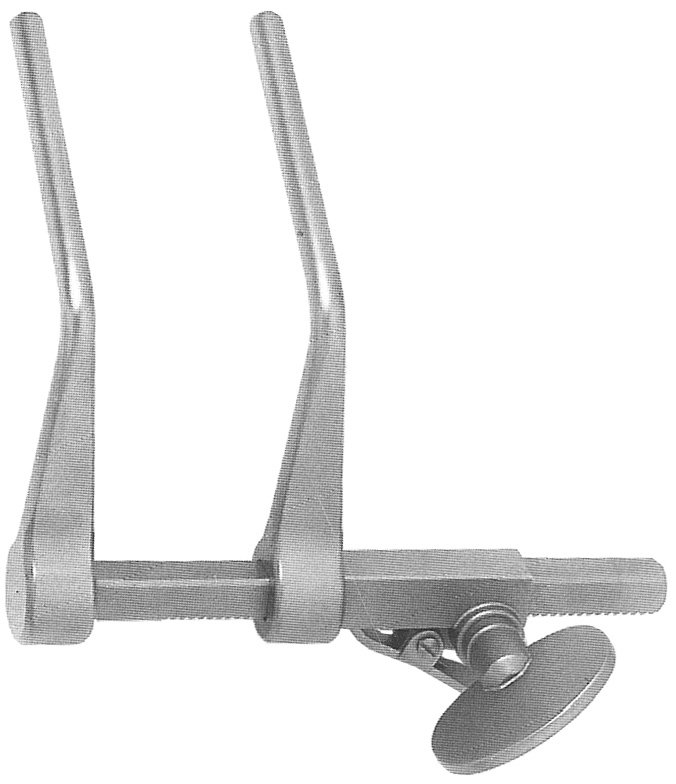 Caspar Distractor Right body 3 1/4″ spread long bar