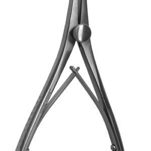 Saxena-Style Retractor 6 1/2″ serrated end calibrated ratchet