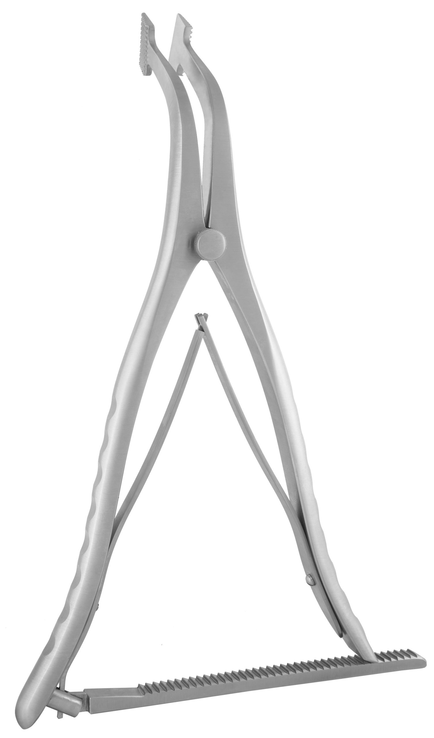 Lamina Spreader 10 1/2″, 20x15mm cross serrated blades