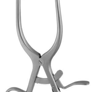 Adson Cerebellar Retractor 6 1/2″, angled 80 degree, 4×4 sharp