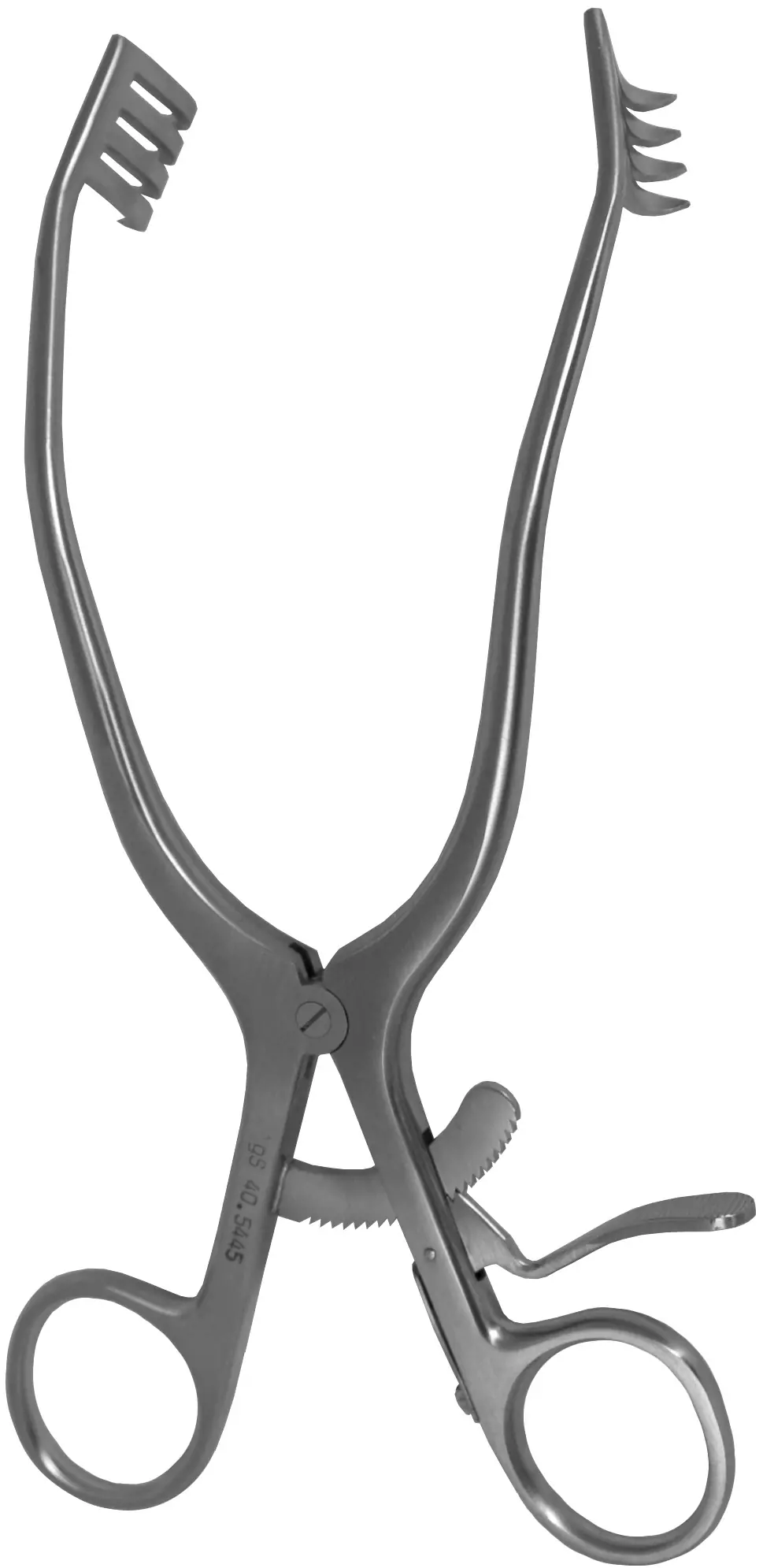 Adson Retractor 7 1/2″, angled 35/20 degree, 4×4 sharp
