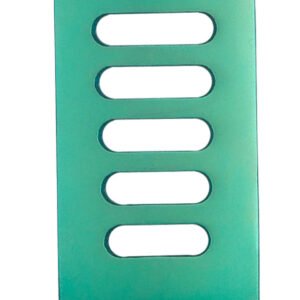 CCR Blade, 4 teeth medial/lateral, 19x50mm depth, fenestrated, titanium, green (radiolucent)