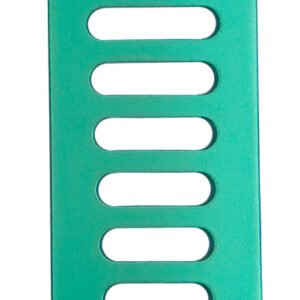 CCR Blade, 4 teeth medial/lateral, 19x60mm depth, fenestrated, titanium, green (radiolucent)