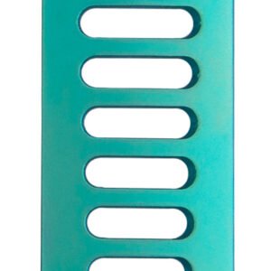 CCR Blade, 4 teeth medial/lateral, 19x70mm depth, fenestrated, titanium, green (radiolucent)