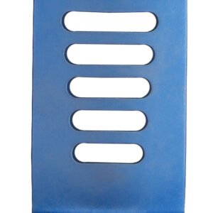 CCR Blade, 8 teeth lateral, 24x50mm depth, fenestrated, titanium, blue (radiolucent)