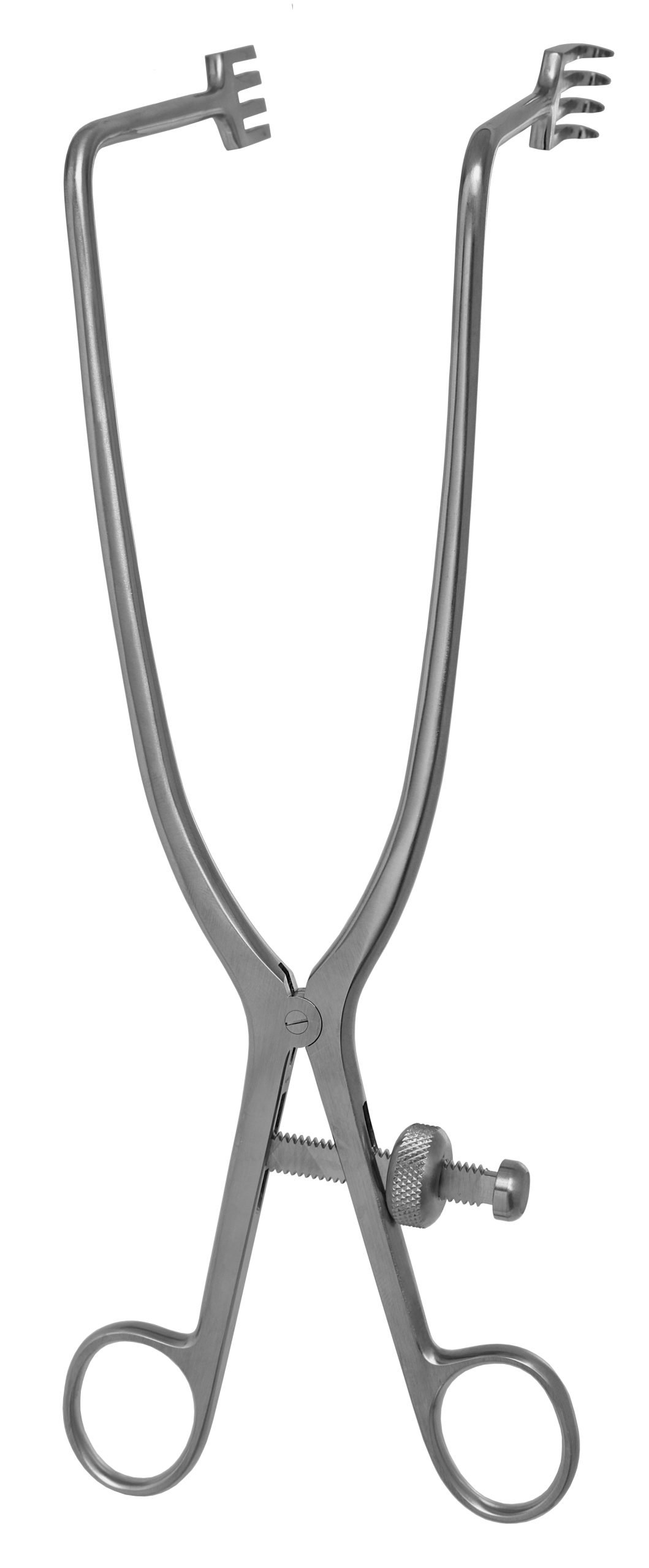 Deep Gelpi Retractor 10 1/2″, 90 degree angle, 2″, 4 sharp prongs, speedlock