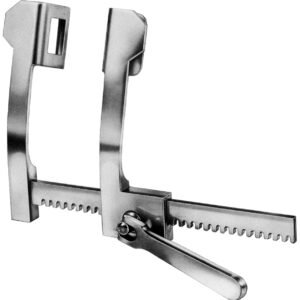 Finochietto Rib Spreader 2 5/8″ [65mm] x 1 3/4″ [50mm] with 7 3/4″ [200mm] opening