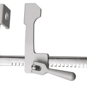 Finochietto Rib Spreader aluminum 1 1/8″ x 1 3/4″ with 5 1/2″ opening