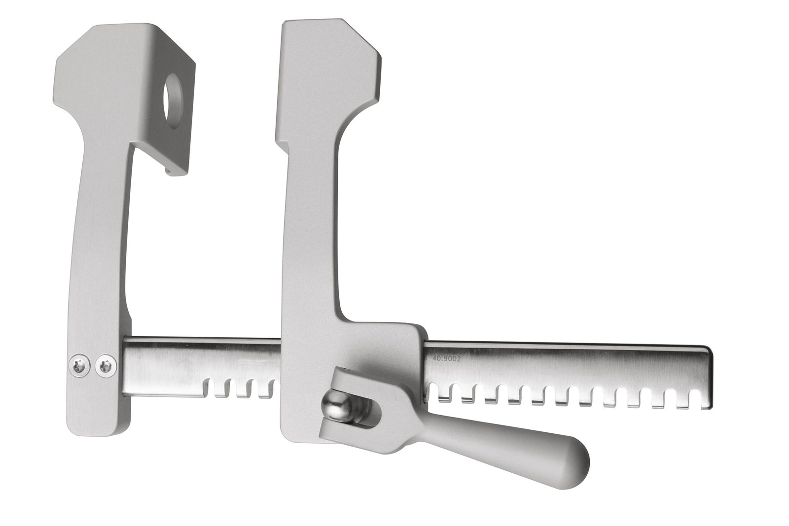 Finochietto Rib Spreader aluminum 1 1/8″ x 1 3/4″ with 5 1/2″ opening