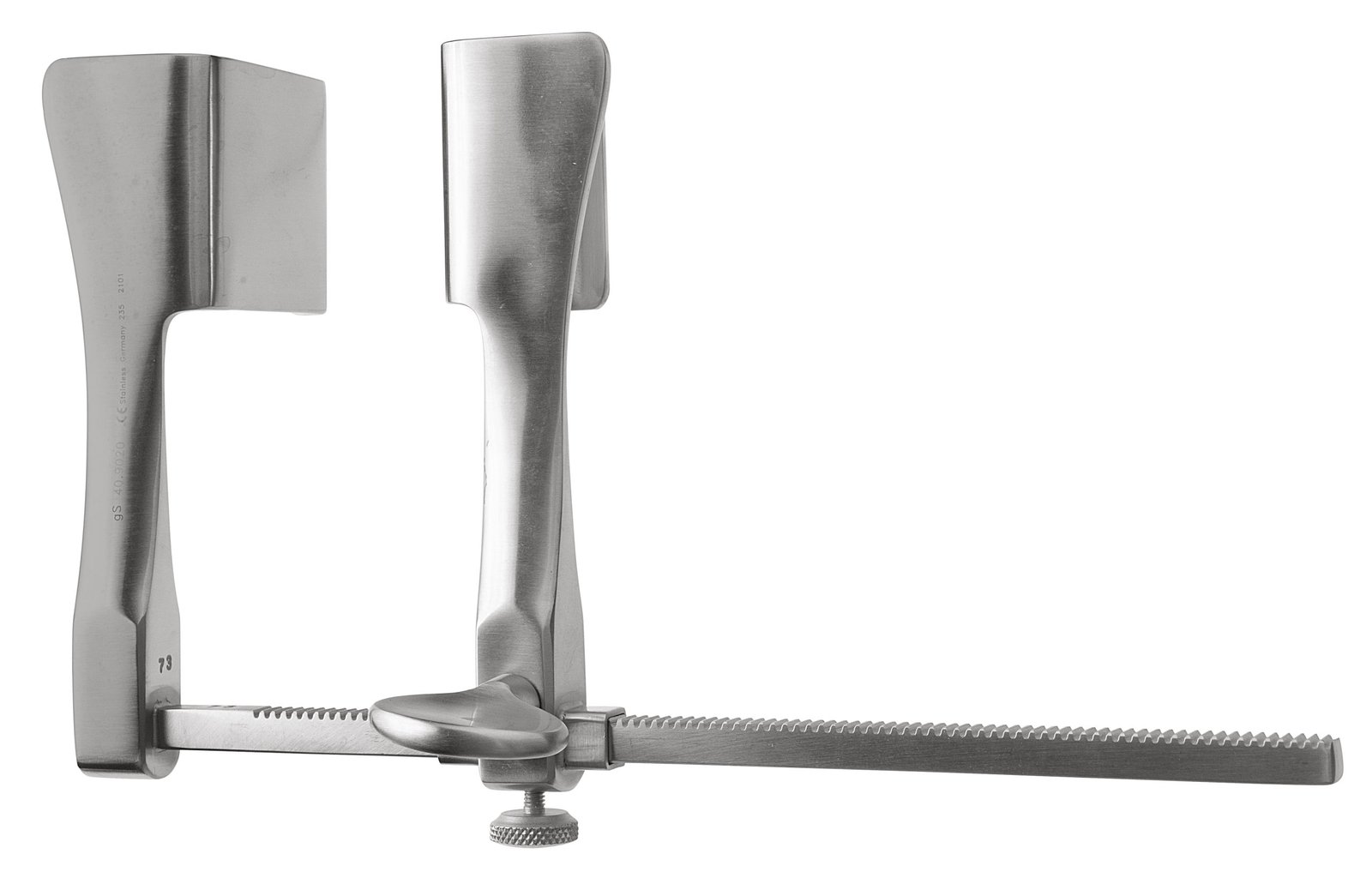 Tuffier Rib Spreader 2″ x 1 3/4″ with 6 1/2″ opening