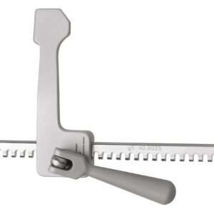 Finochietto Rib Spreader Infant alum blades 3/4″ [15mm] x 1/2″ [12mm] x 4″ [100mm] opening