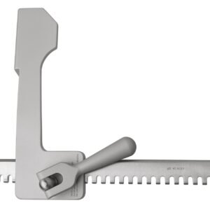 Finochietto Rib Spreader Adult large aluminum blades 2 1/2″ [62mm] x 1 1/2″ [42mm], with 9 1/2″ [245mm] opening