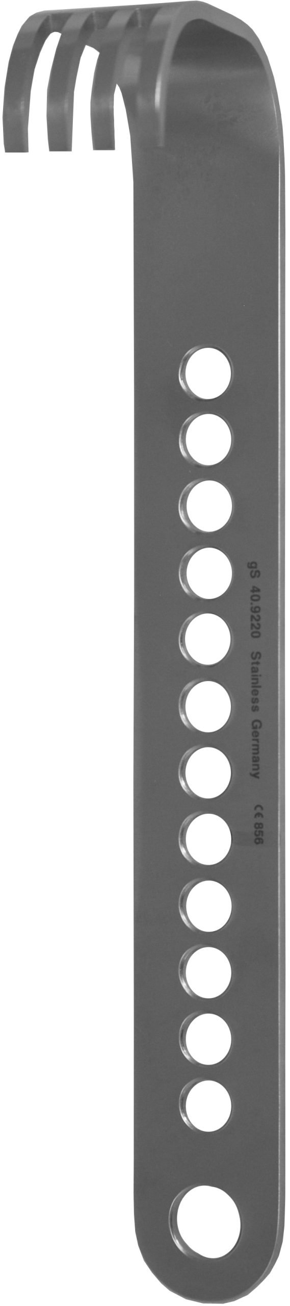 Initial Incision long blade curved flat 25mm x 76mm