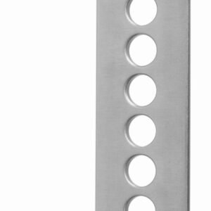 Hip Retractor blade, long standard, curved round, 1″ x 2″, 8″ handle