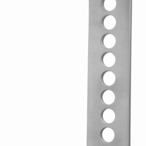 Hip Retractor blade, extra large standard, curved round, 1″ x 3″, 6″ handle
