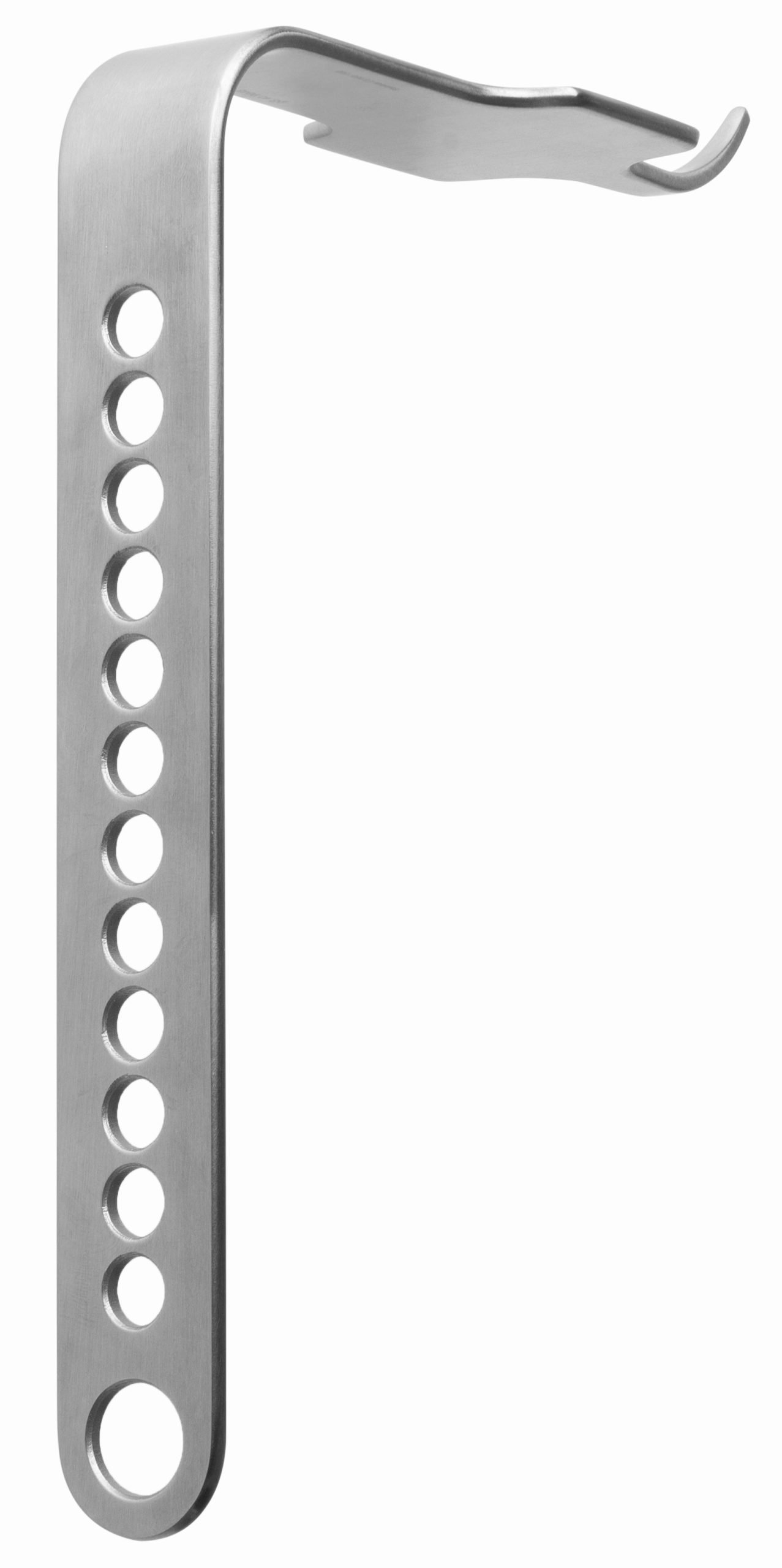 Hip Retractor blade, Hohmann Style, 1 3/4″ x 6″, long rounded end, 6″ handle