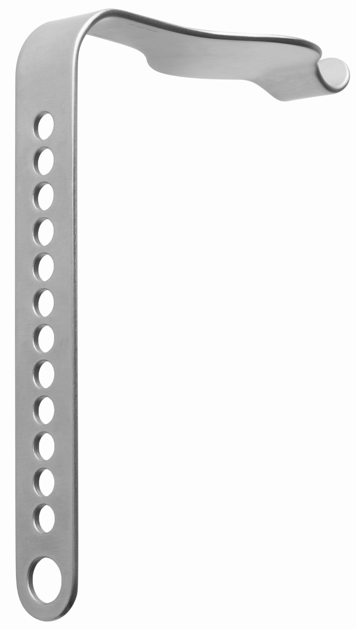 Hip Retractor blade, Bennett Style, 2 3/8″ x 6″, 6″ handle