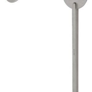 Ring Retractor blade, Kelly, curved concave, 2″ x 5″