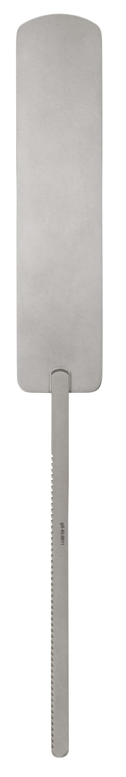 Ring Retractor blade, Malleable, flat, 1 1/2″ x 6″