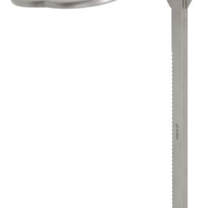Ring Retractor blade, Harrington, curved flat, 2 1/2″ x 5 1/2″