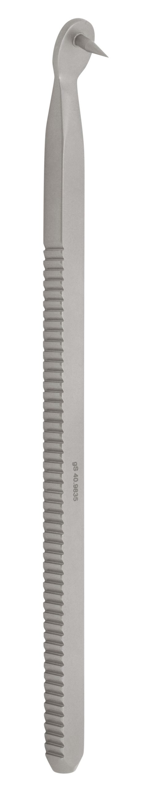 Ring Retractor blade, Gelpi 7 1/2″, sharp angled