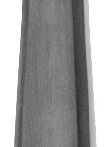 Bone Raspatory 7″ slight curved 8mm sharp