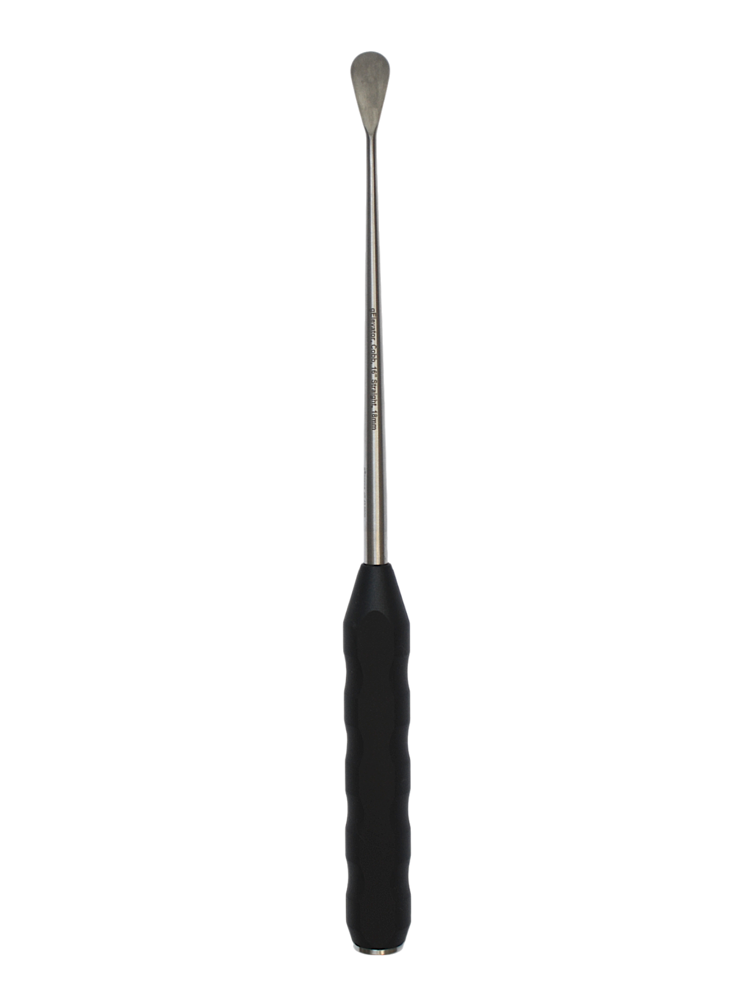MKElevator, Cobb, 16″, Straight, 18mm, with Silicone Handle, Black, Threaded
