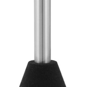 MKElevator, Bone, Double Handed 17″ curved, plastic handle 9″ black, 17mm sharp