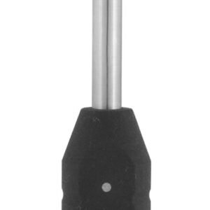 MKElevator, Endplate, Double Handed 17″ straight, plastic handle 9″ black, diameter 20mm, sharp