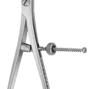 Patella Forceps 7″ 2×2 sharp teeth with speedlock