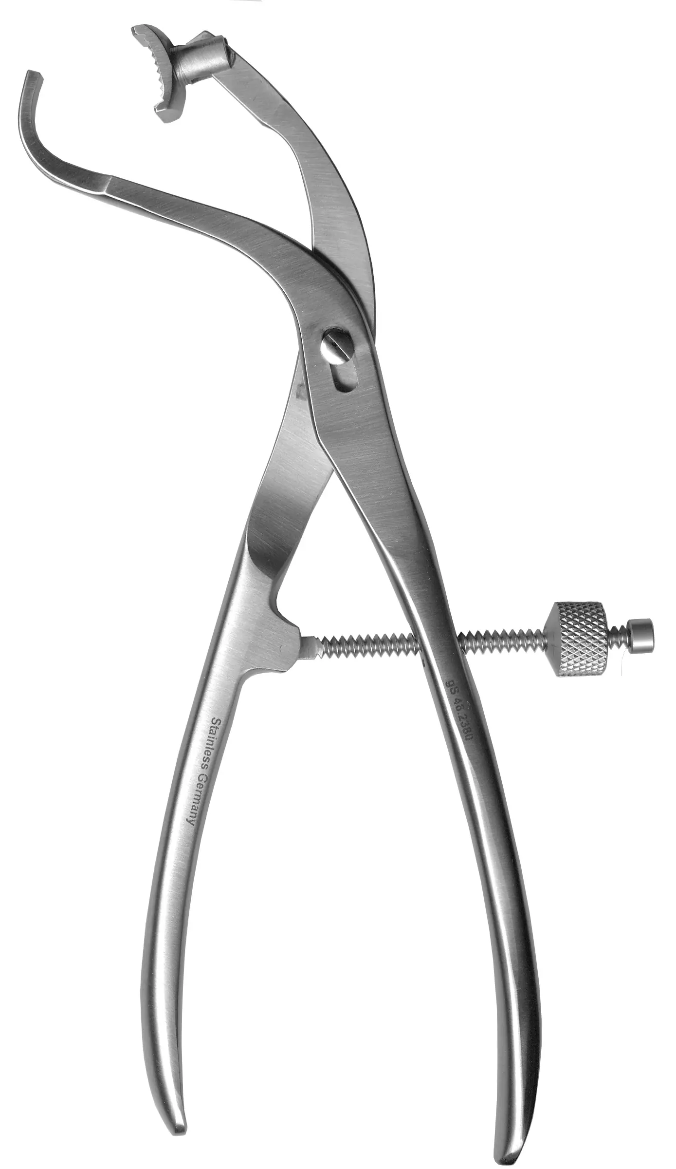 Plate Holding Forceps swivel foot 8″ for 2.7/3.5mm plates