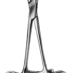 Plate and Bone Holding Forceps 5″ with footplate