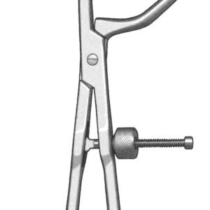 Pelvic Reduction Forceps 7 3/4″ angled short ball tips