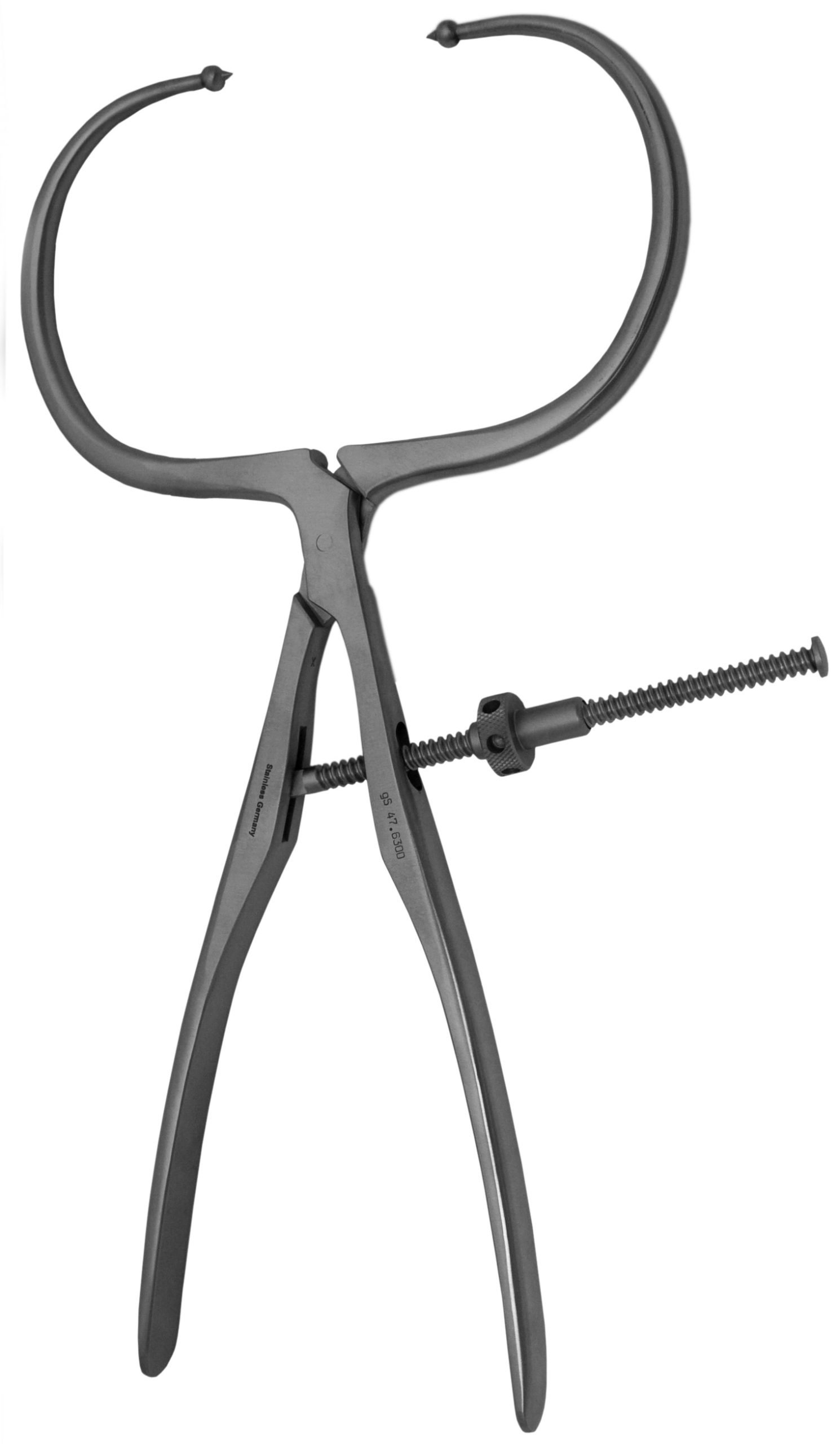 Periarticular Reduction Forceps 15″ straight medium, ball tips, 14mm-128mm opening