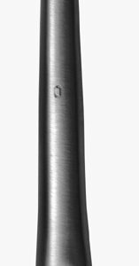 Brun Curette 8″ hollow handle angled oval #6/0