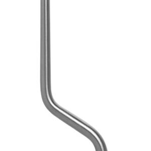 Hardy Bayonet Curette 9 1/2″, 4 3/4″, angled down, 3mm
