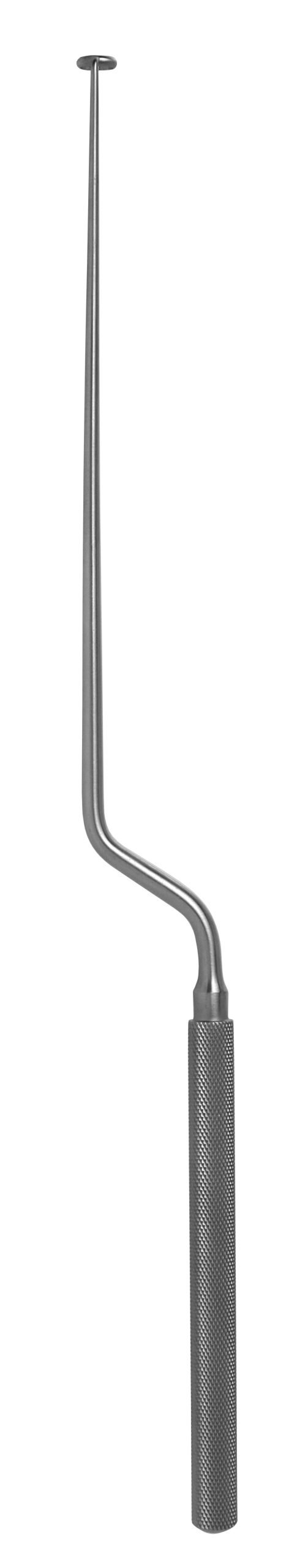 Hardy Bayonet Curette 9 1/2″, 4 3/4″, angled down, 3mm