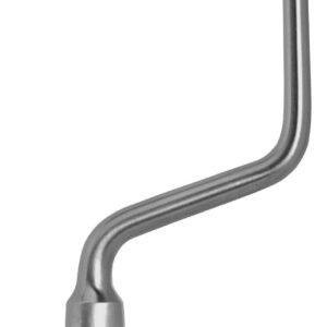 Kraemer Bayonet Ring Curette 10″, straight, 4mm