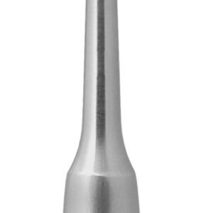 Halle Curette 8 1/2″, hollow handle, straight, malleable, oval, Size 1 (4.8mm)