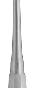 Caspar Bone Curette 10″, straight, toothed, 4mm square fenestration, sharp/blunt