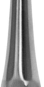 Brun Curette 9″ hexagonal handle straight oval #2