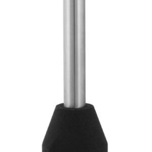 MKCurette, Box, Double Handed 17″ straight, plastic handle 9″ black, 6x10mm fenestration, sharp/blunt