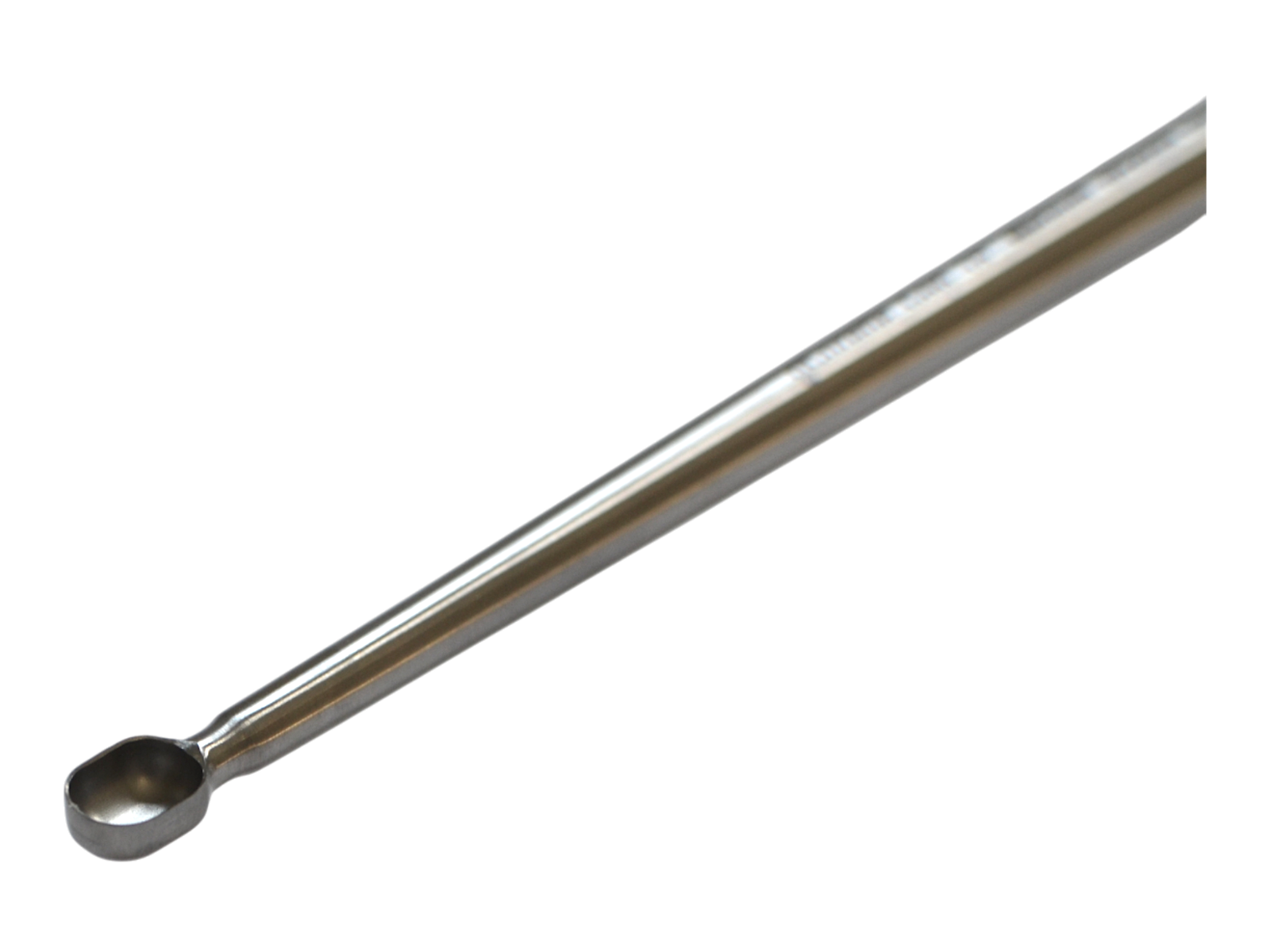 MKCurette, Cup, 15″, Medium, Straight, 10mm, with Silicone Handle, Black, Threaded - Image 3