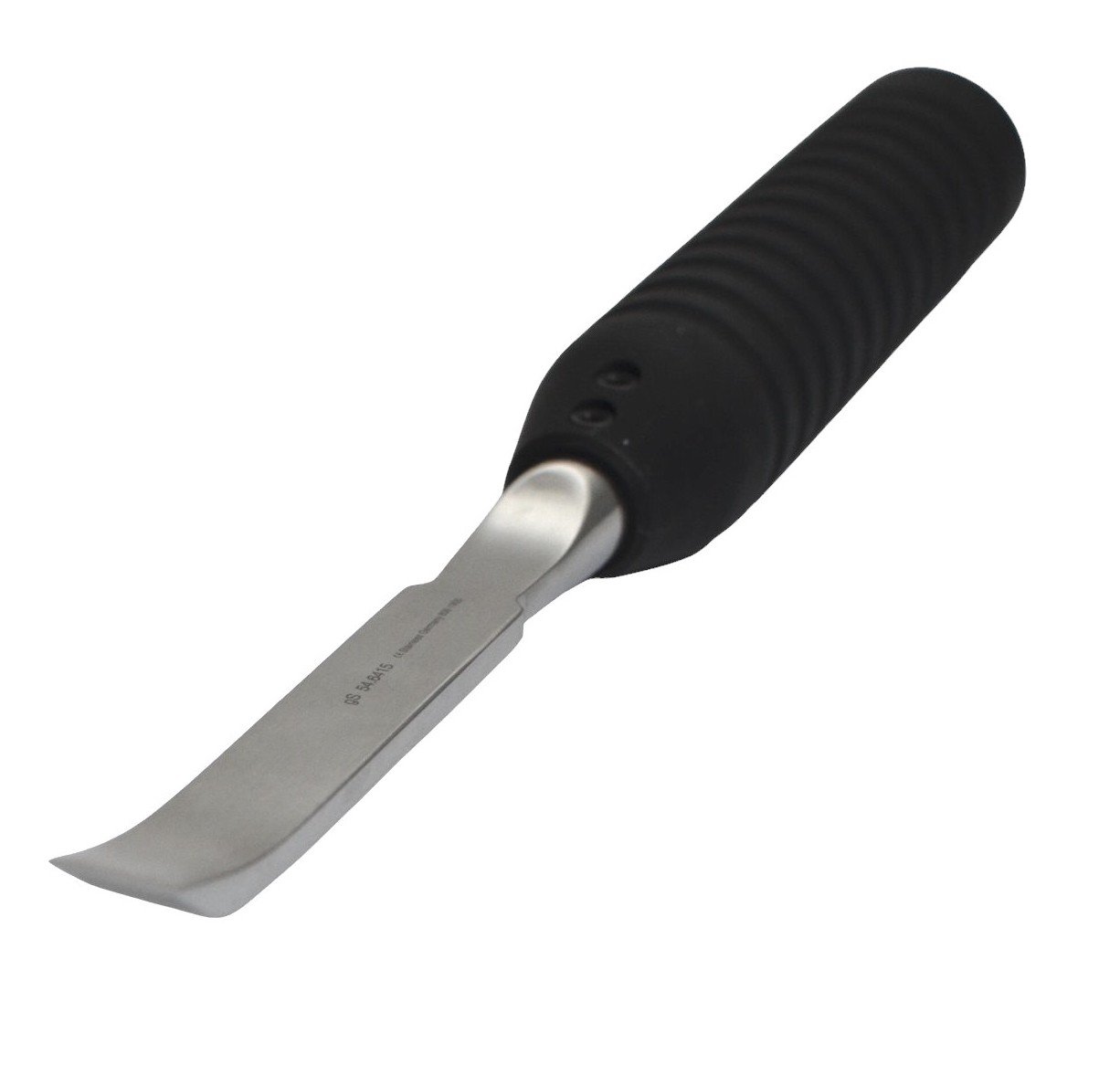 Chisel 11″ curved, 15mm, handle black