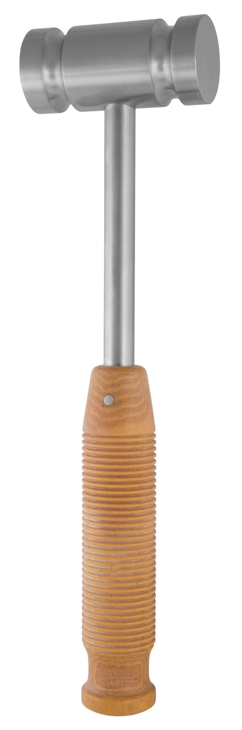Mallet 10 1/2″, 1lb 8oz [680g], head stainless steel diameter 32mm, phenolic handle