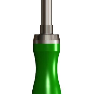 MKMallet 8 1/2″, 9oz [255g], head stainless steel with nylon caps diameter 25mm, silicone handle, green